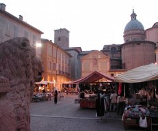 Reggio Emilia. Reggio Emilia veduta con Piazza San Prospero
