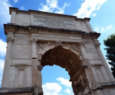 Arco di Tito. Arco di trionfo Romano