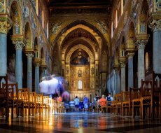Cattedrale di Monreale. L'interno della cattedrale