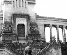 Cimitero Monumentale di Bergamo. Bianco e nero