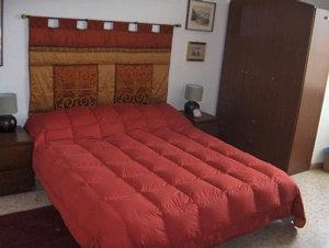 Very large room 20 sq. mt. Very comfortable for a several day stay. Can be with a king bed + single bed, two or three single beds. Naturally with the Vatican Vista view.