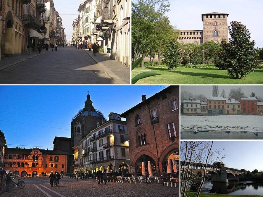 la città di Pavia (21 km)