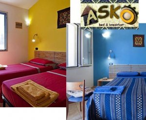 Le stanze del Bed and breakfast Asko sono tutte luminose, confortevoli, colorate!