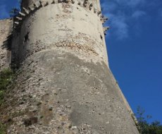 Gaeta. La torre del castello fortezza di Gaeta