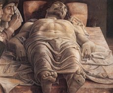 Pinacoteca di Brera. Andrea Mantegna, Cristo morto.