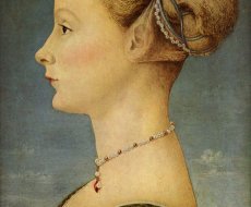 Museo Poldi Pezzoli. Ritratto femminile del Pollaiolo, simbolo del museo Poldi