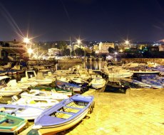 Porto d'Ulisse. Barche dei pescatori