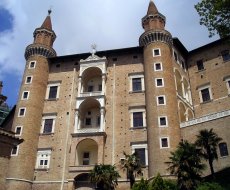 Palazzo Ducale di Urbino. Facciata dei Torricini
