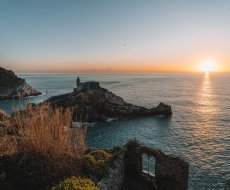 Portovenere. Il mare al tramonto
