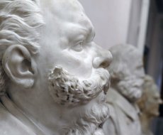 Musei Civici di Belluno. Busto, statua nel museo