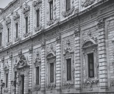 Palazzo dei Celestini (Provincia di Lecce). La facciata dell'edificio
