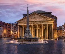 Pantheon. Piazza della Rotonda
