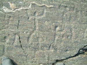 Foto Antropomorfi sulla rupe magna al Parco incisioni rupestri di Grosio 