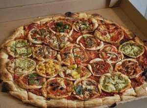 Foto pizza nella pizza